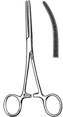 FORCEP, CURVED ROCH-PEAN EXTR A DELCT 6 1/4"