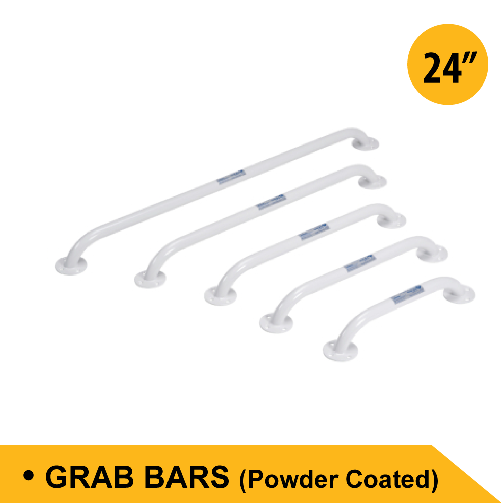 POWDER COATED GRAB BARS 24"