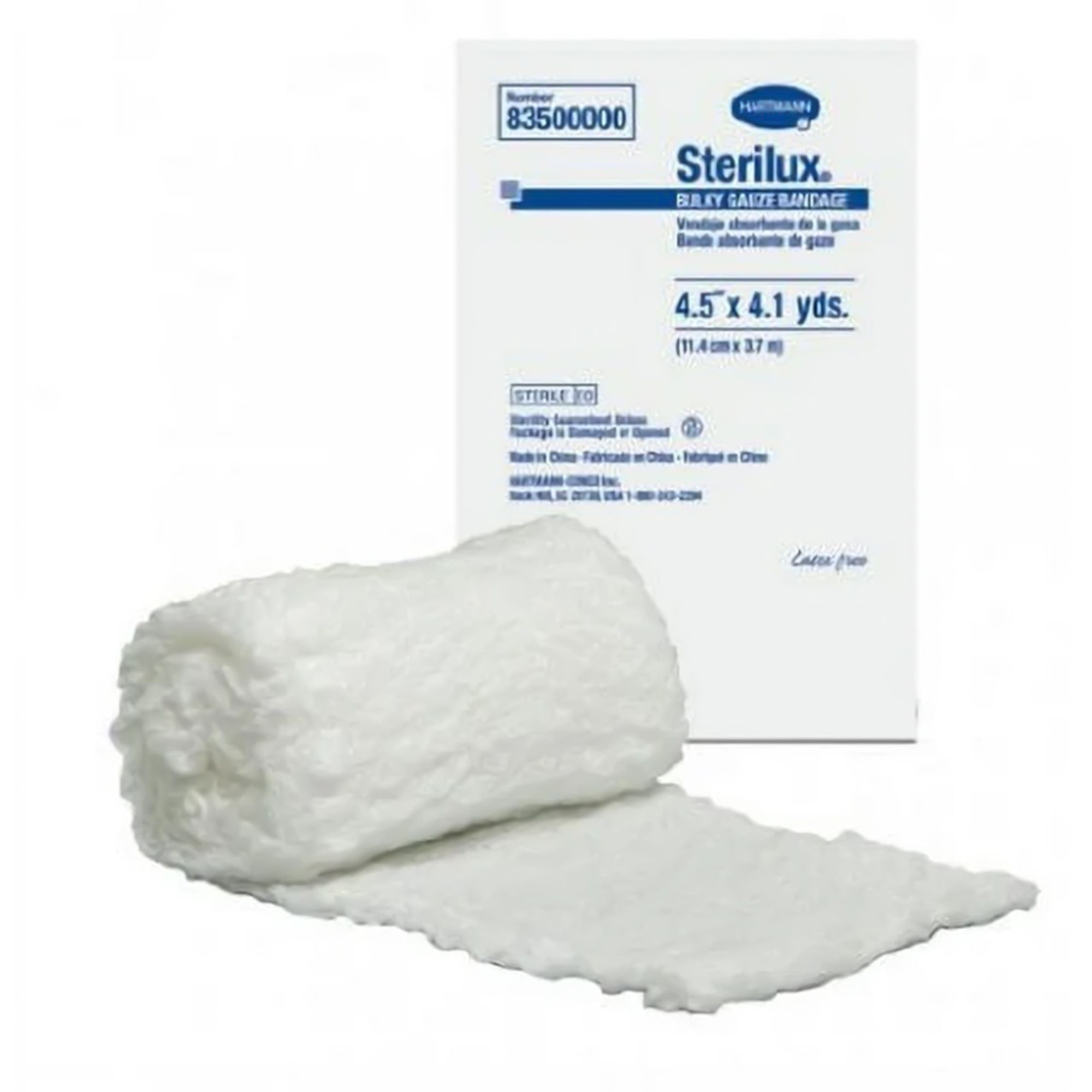 BANDAGE, STERILUX BULKY GAUZE N/S 4.5"X4.1YDS (100/CS)