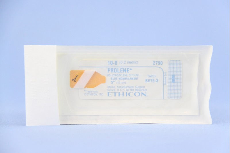 SUTURE, PROLENE BLU MONO 10-0 5" BV75-3 (12/BX)