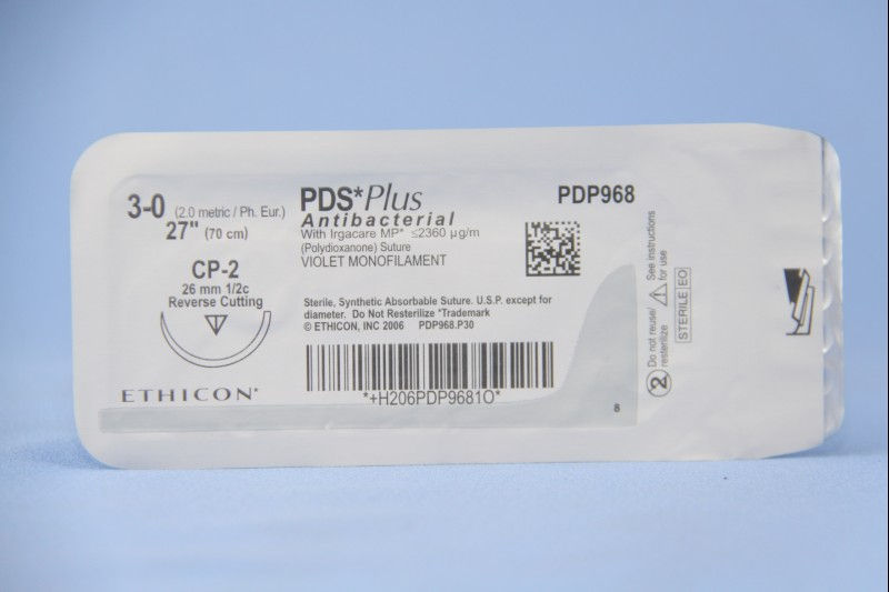 SUTURE, MONO PDS PLUS VIO 3-0 27" SA CP-2 (36/BX
