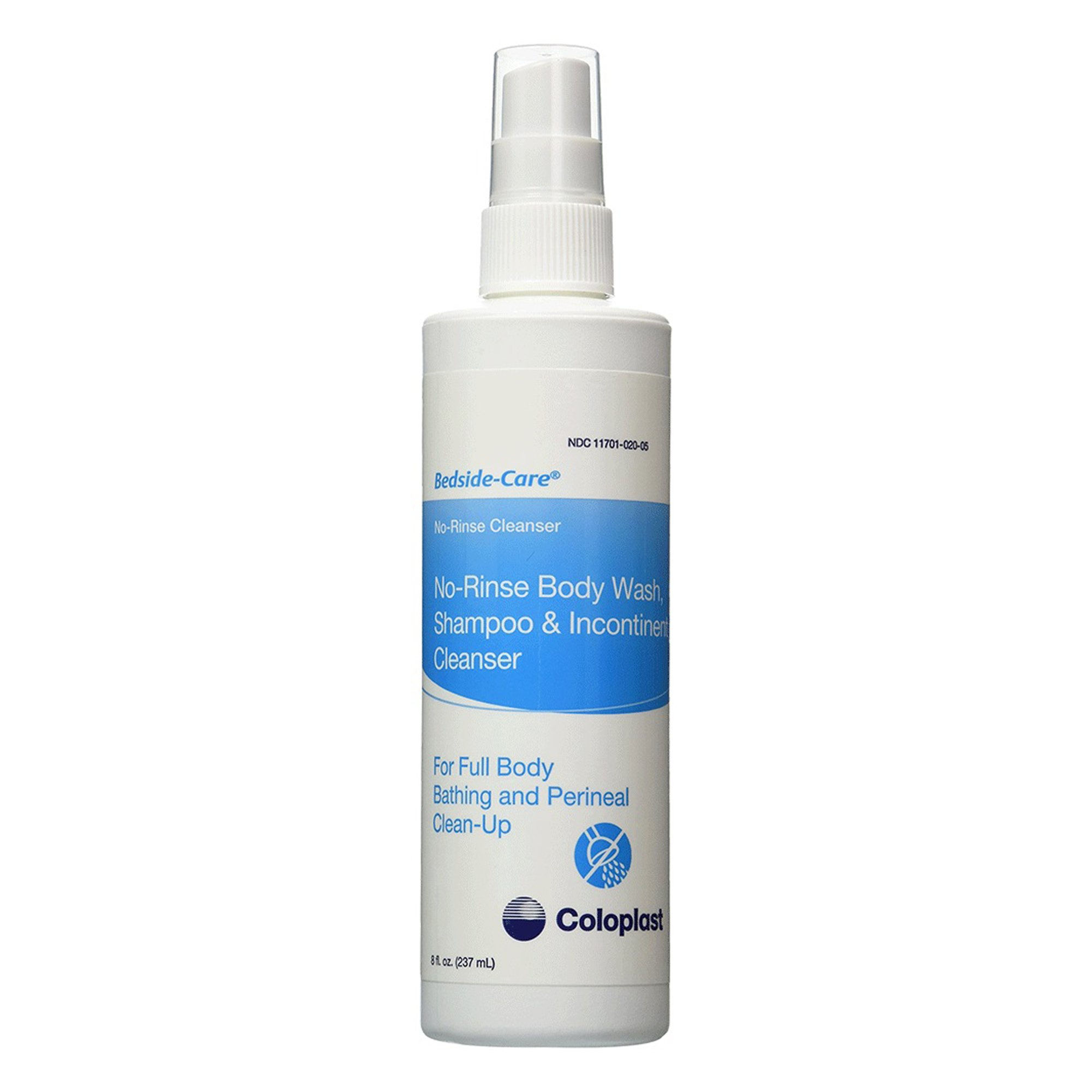 CLEANSER, BEDSIDE-CARE UNSCENTED SPR 8.1OZ (12/CS)
