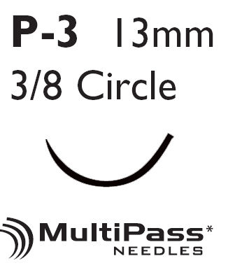 SUTURE, MERSLEN WHT BR 4-0 18"P-3 (12/BX)