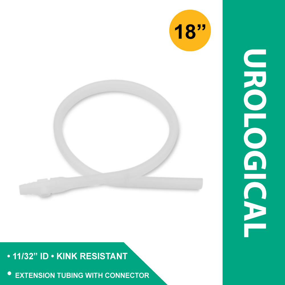 TUBING, EXTENSION LF NS 18" F/LEG BAG (10/BX)