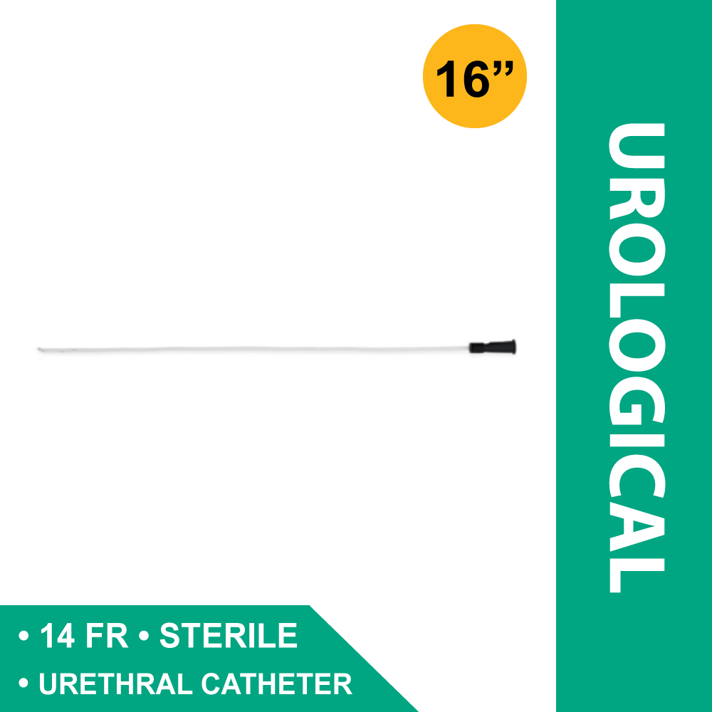 CATH INTRMT FIRM 14FR 16" 30/BX ESSENTIALS STR TIP LTXFR