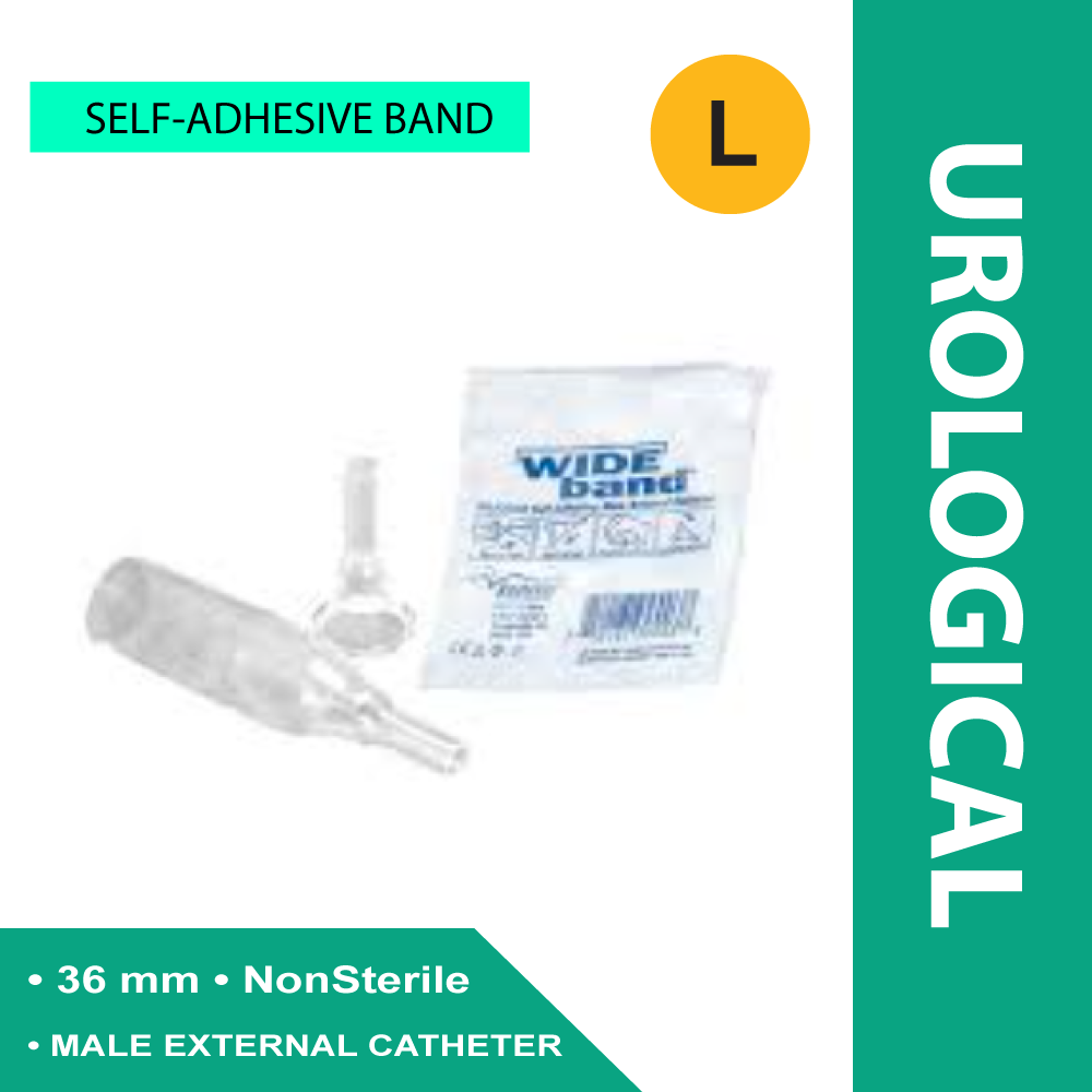 CATHETER, EXTERNAL WIDE BAND LG (30/BX) RCHMED