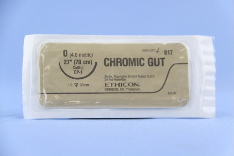 SUTURE, GUT CHR 0 27" CP-1 (36/BX)