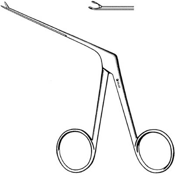 FORCEP, MICRO ALLIG EAR OVAL EBONY 5MM