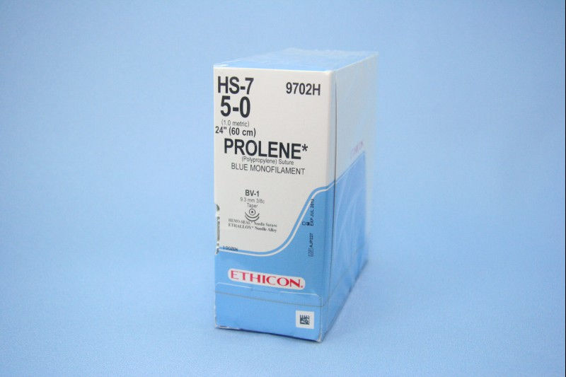 SUTURE, PROLENE BLU MONO 5-0 24" BV-1 (36/BX)