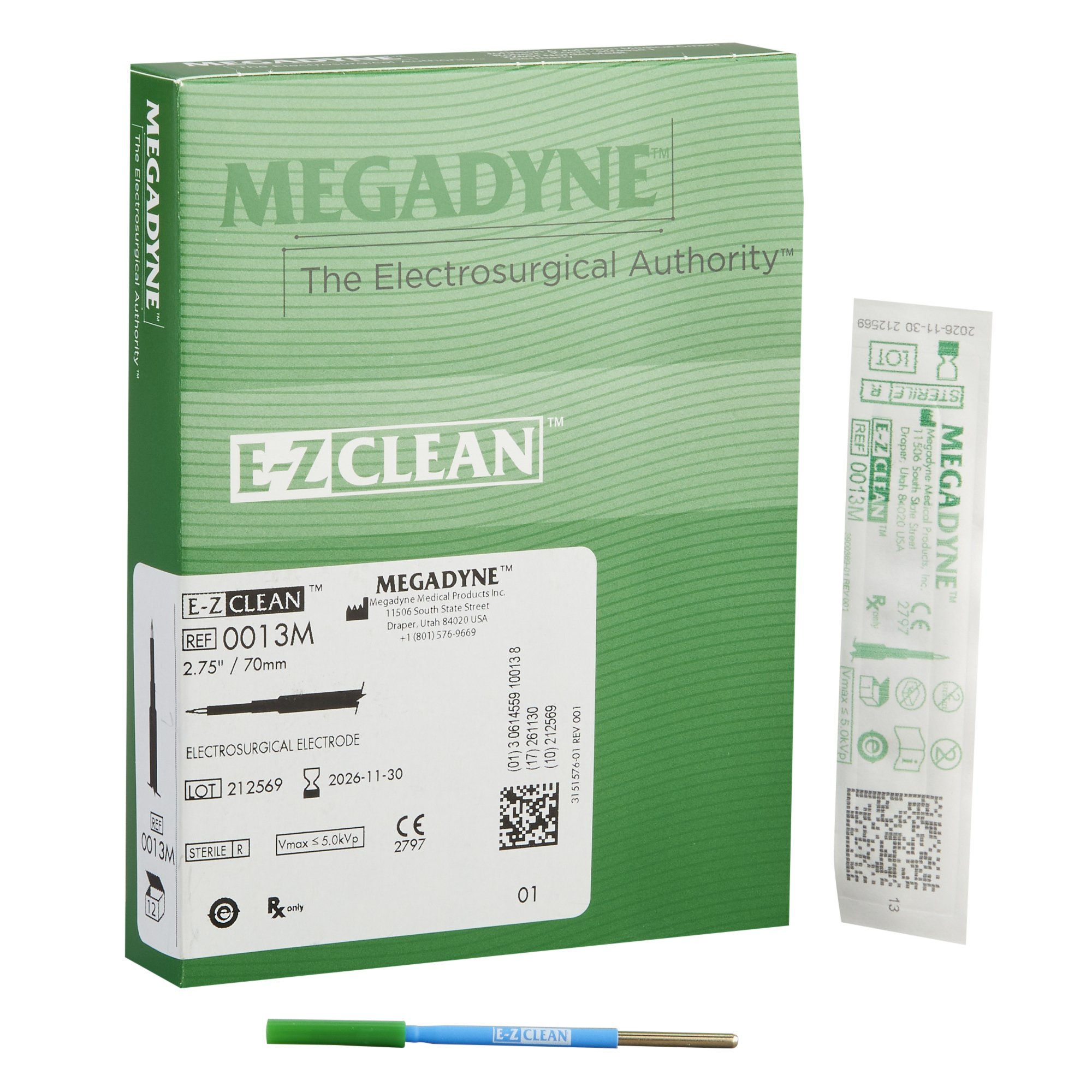 ELECTRODE, MODIFIED 2 3/4" NDL(12/BX) MEGDYN