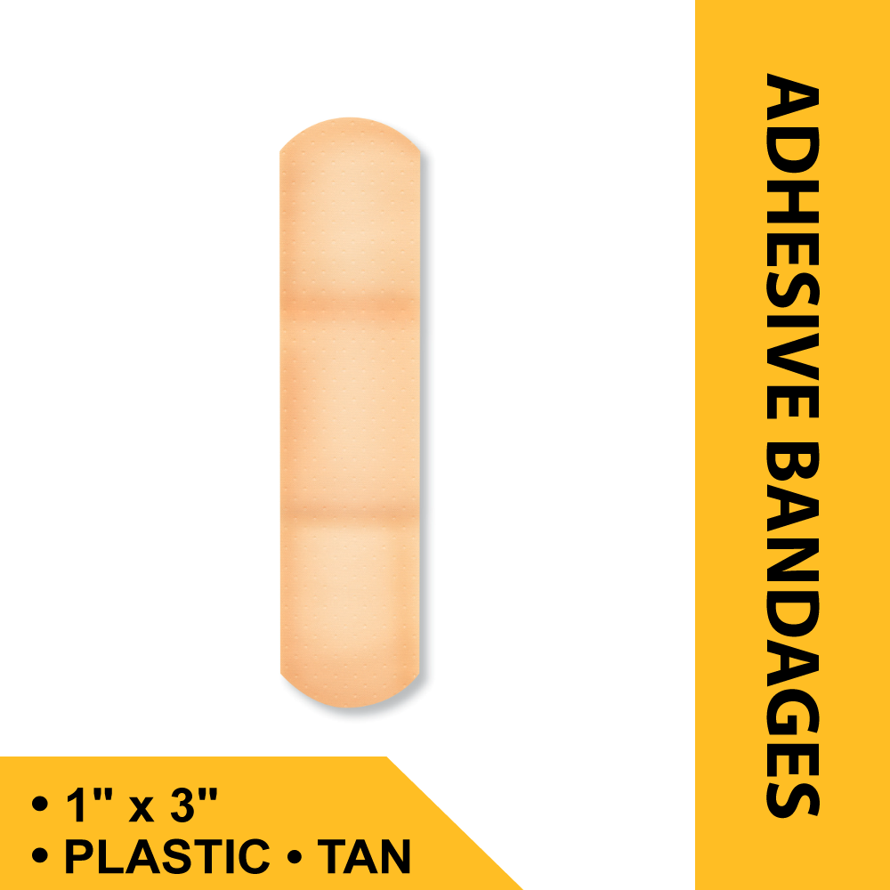 PLASTIC BDG 1"X3" ST
