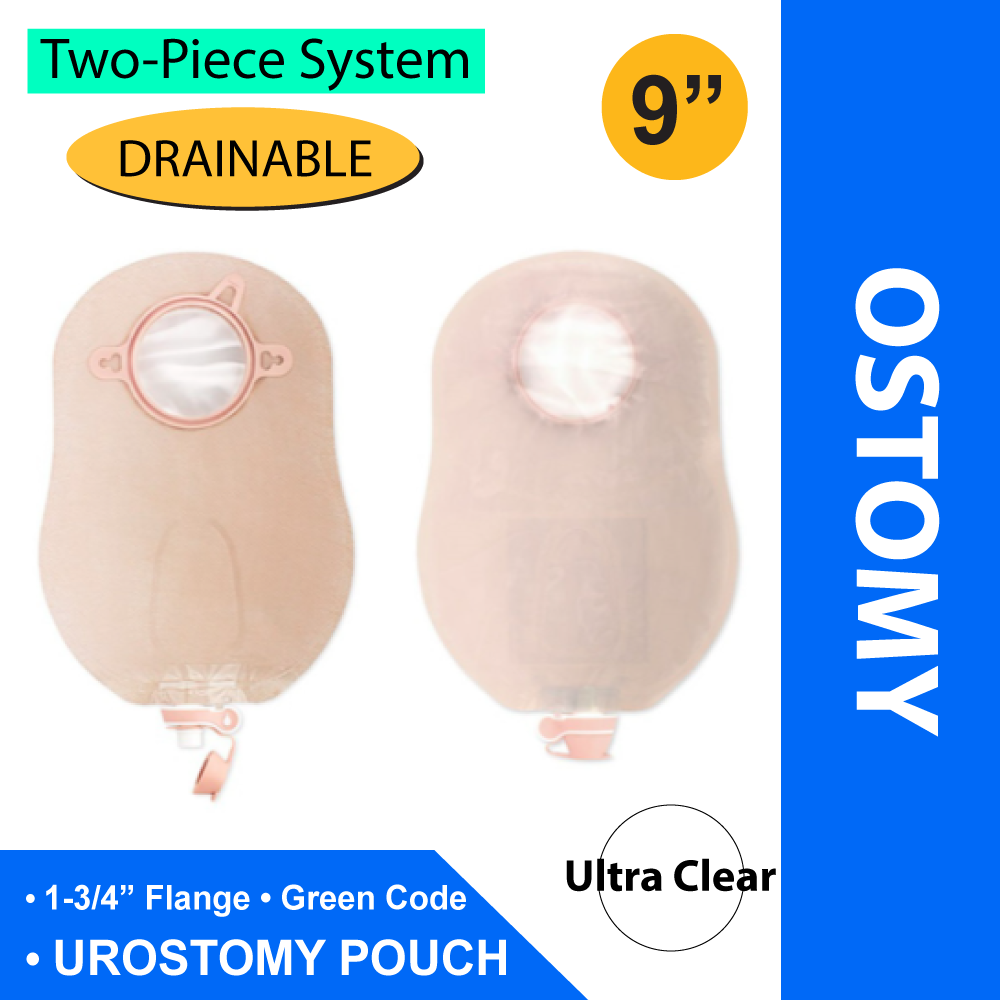 POUCH, NEW IMAGE UROSTOMY CLR 1 3/4" (10/BX)