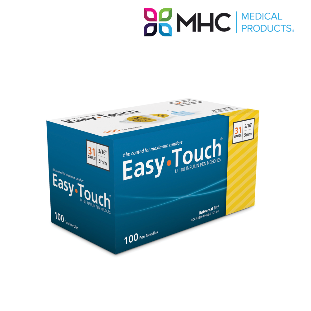 NEEDLE, PEN EASY TOUCH 31GX3/16" (100/BX)