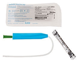 CATHETER, INTMT HYDRPHLC 14FR FLO CATH QUICK KIT (50/