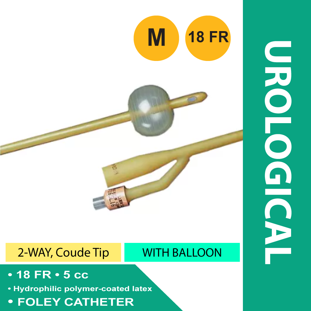 CATHETER, COUDE LTX/TEF 18FR 5CC BARD