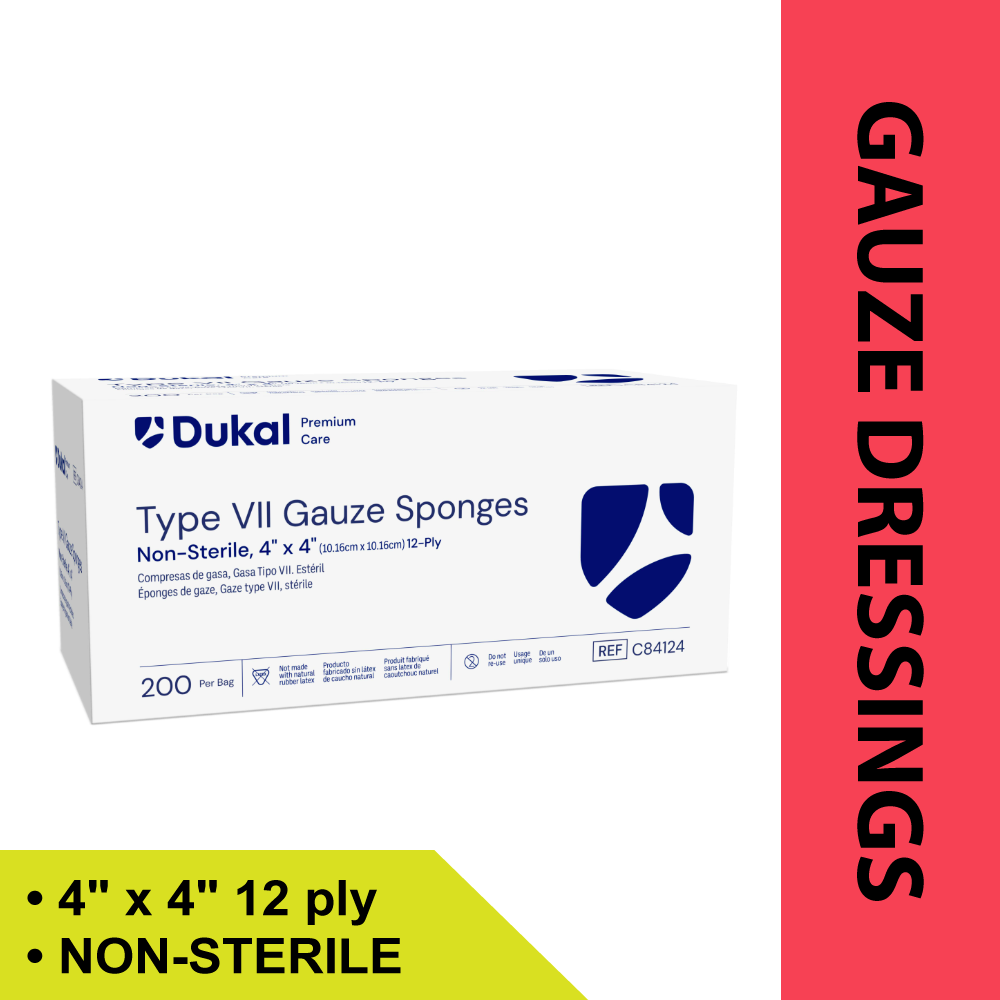 DK TYPE VII GAUZE 4X4 12PLY NS