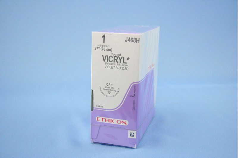 SUTURE, VICRYL VIO BR CT 1 27"CP1 (36/BX)