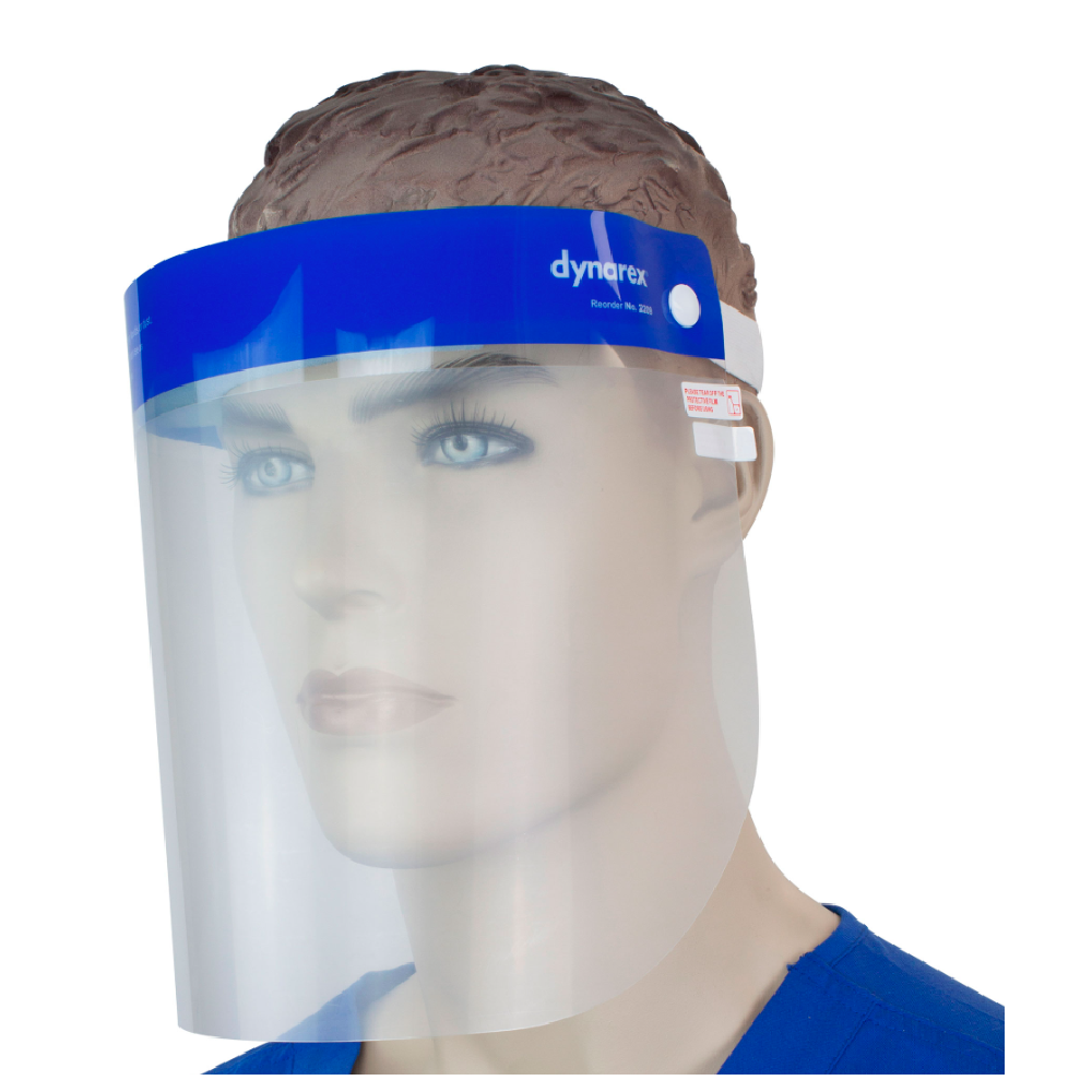 FULL LENGTH FACE SHIELD, 40/CS