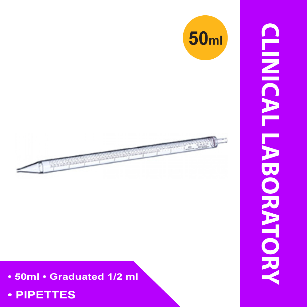 GREINER BIO-ONE 50 ML STERILE SEROLOGICAL PIPETS (20/BX 5BX/CS)