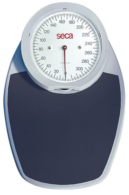 SCALE, FLOOR MECH LBS/KGS WHT D/S