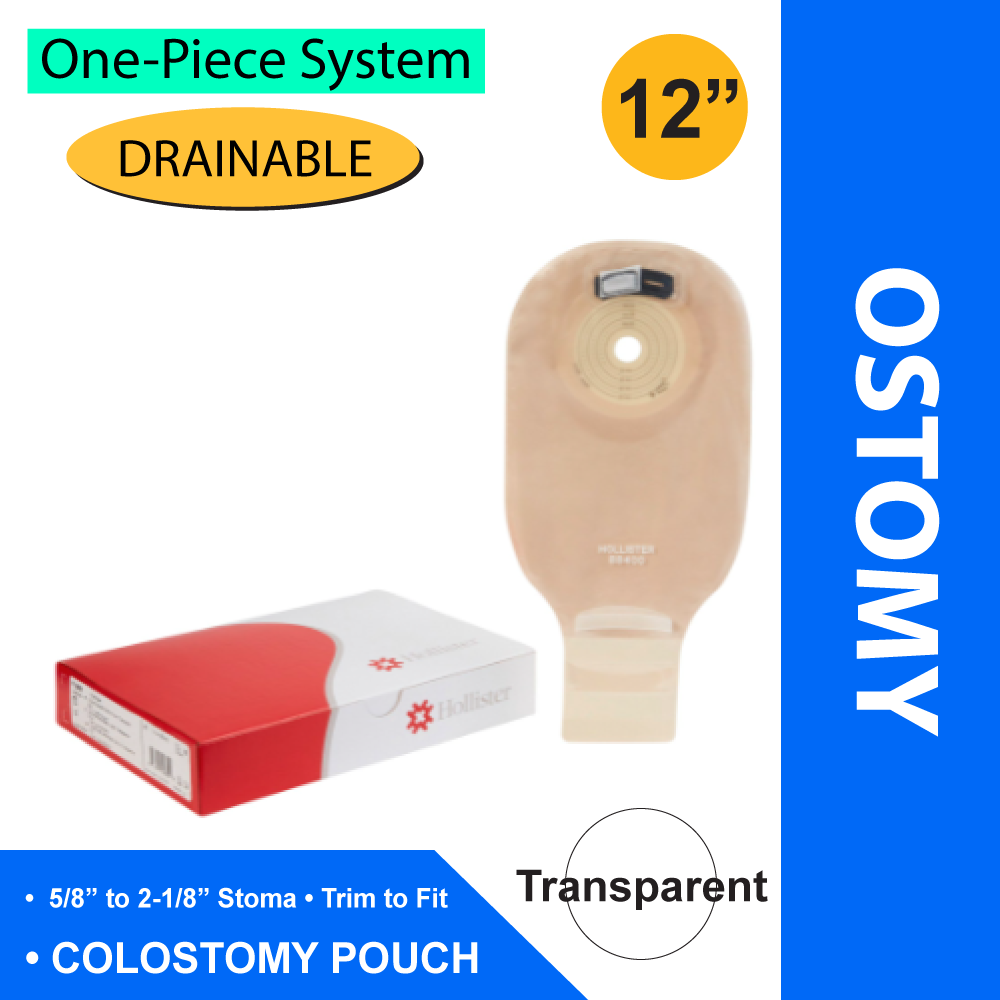 POUCH, PREMIER DRN W/FLTR TRANSP 1 15/16 (10/BX)