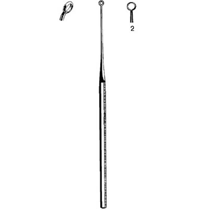 CURETTE, EAR BUCK BLNT ANGL SZ2