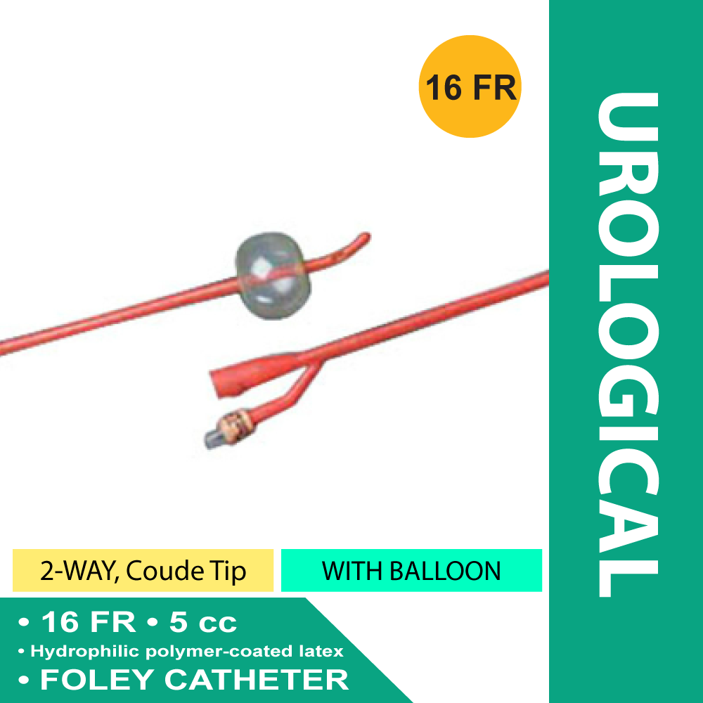 CATHETER, COUDE LTX/TEF 16FR 5CC BARD
