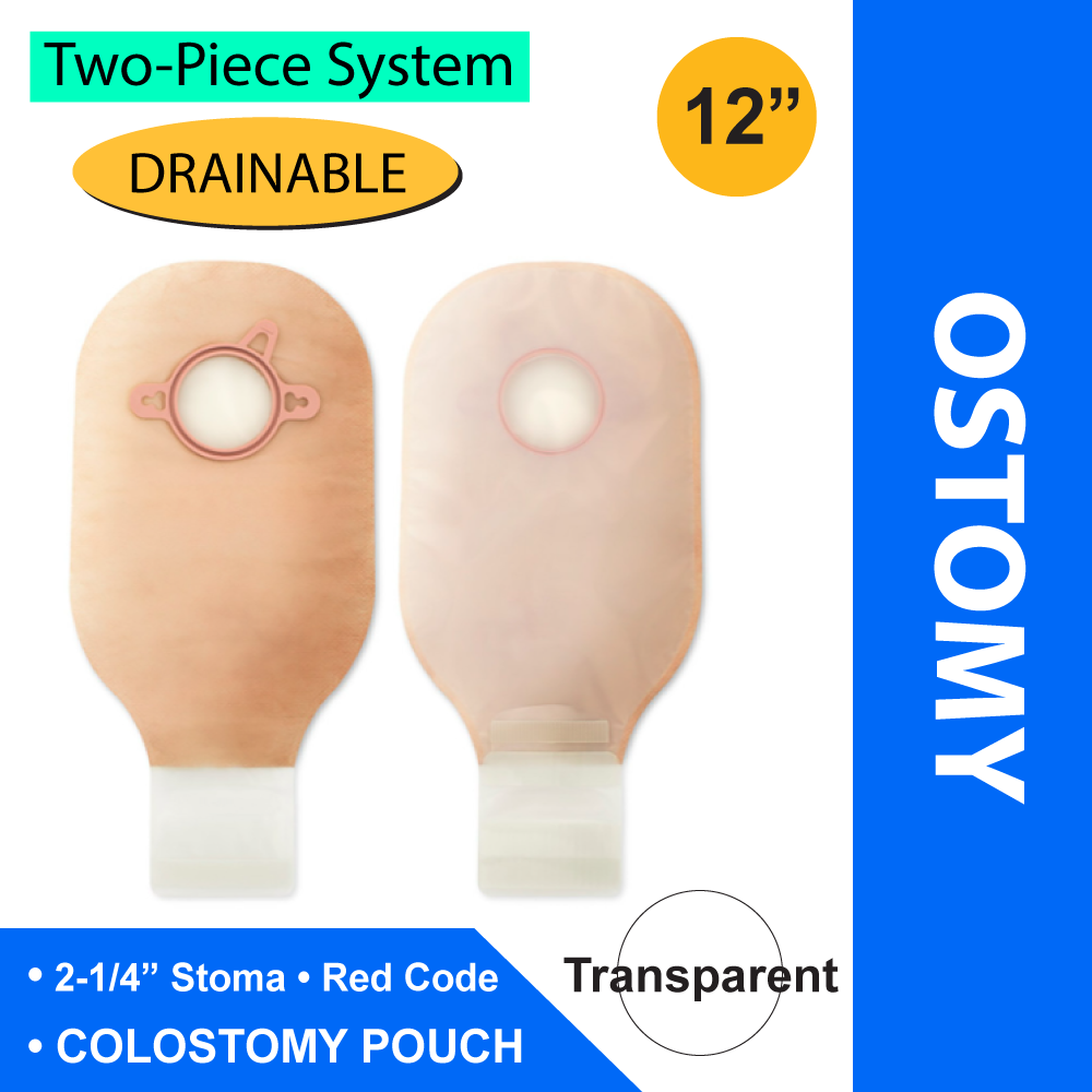 POUCH, DRN TRANSP 57MM 2 1/4" (10/BX)