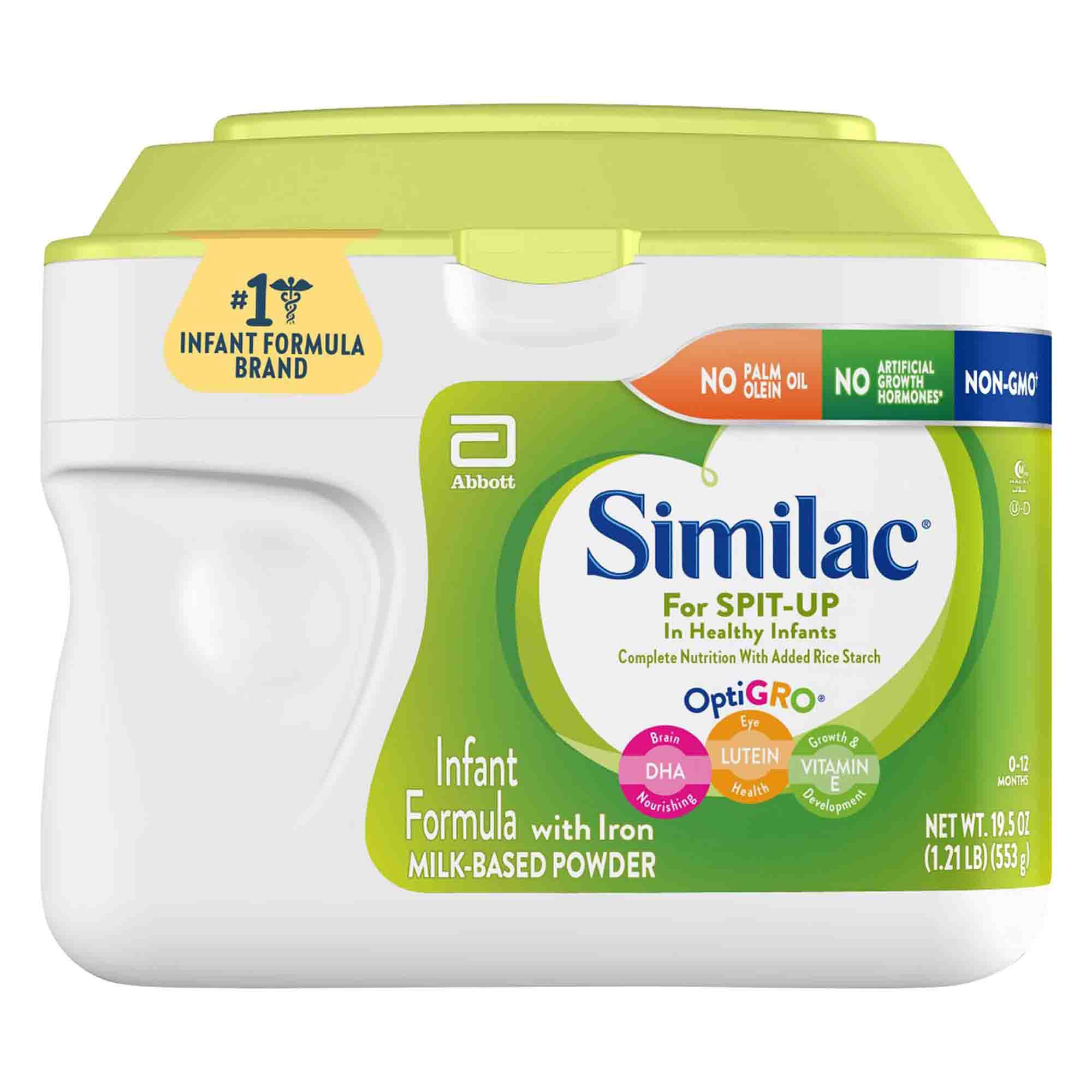 SIMILAC, INF FORMULA SPIT UP PWD 19.5OZ (6/CS)