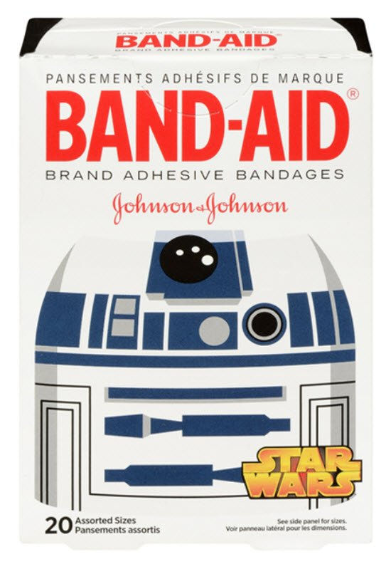 BANDAGE, WND ADH STAR WARS ASSORT (20/BX 24/CS)