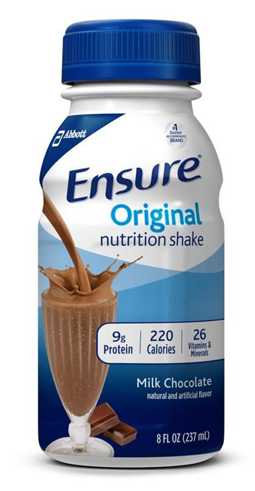 ENSURE, SHAKE CHOCOLATE 8OZ (16/CS)