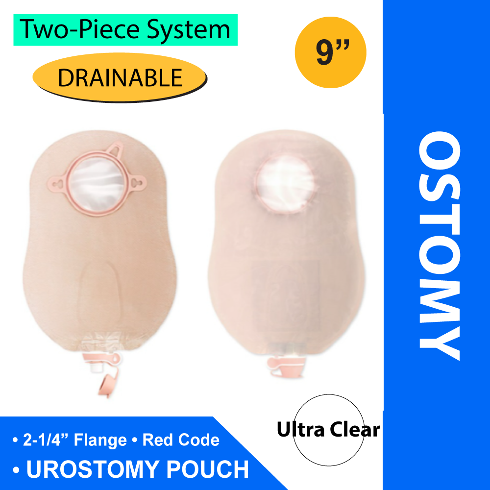 POUCH, NEW IMAGE UROSTOMY CLR 2 1/4" (10/BX)