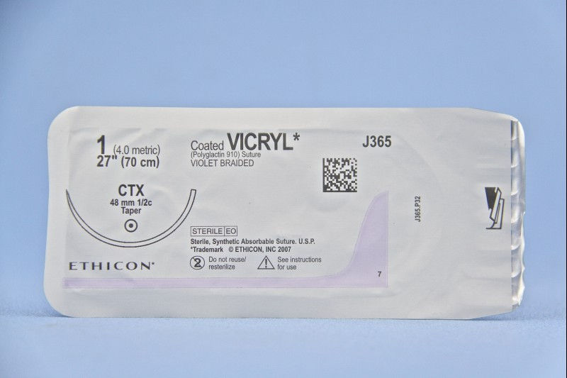 SUTURE, VICRYL VIO BR CT 1 27"CTX (36/BX)