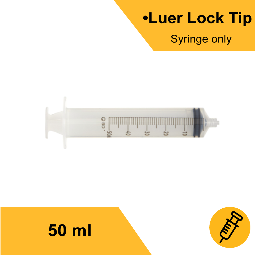 SYRINGE, LL 50ML (40/CT 4CT/CS)