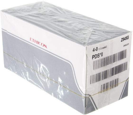 SUTURE, PDS CLR MONO 4-0 18" PC-3 (12/BX)