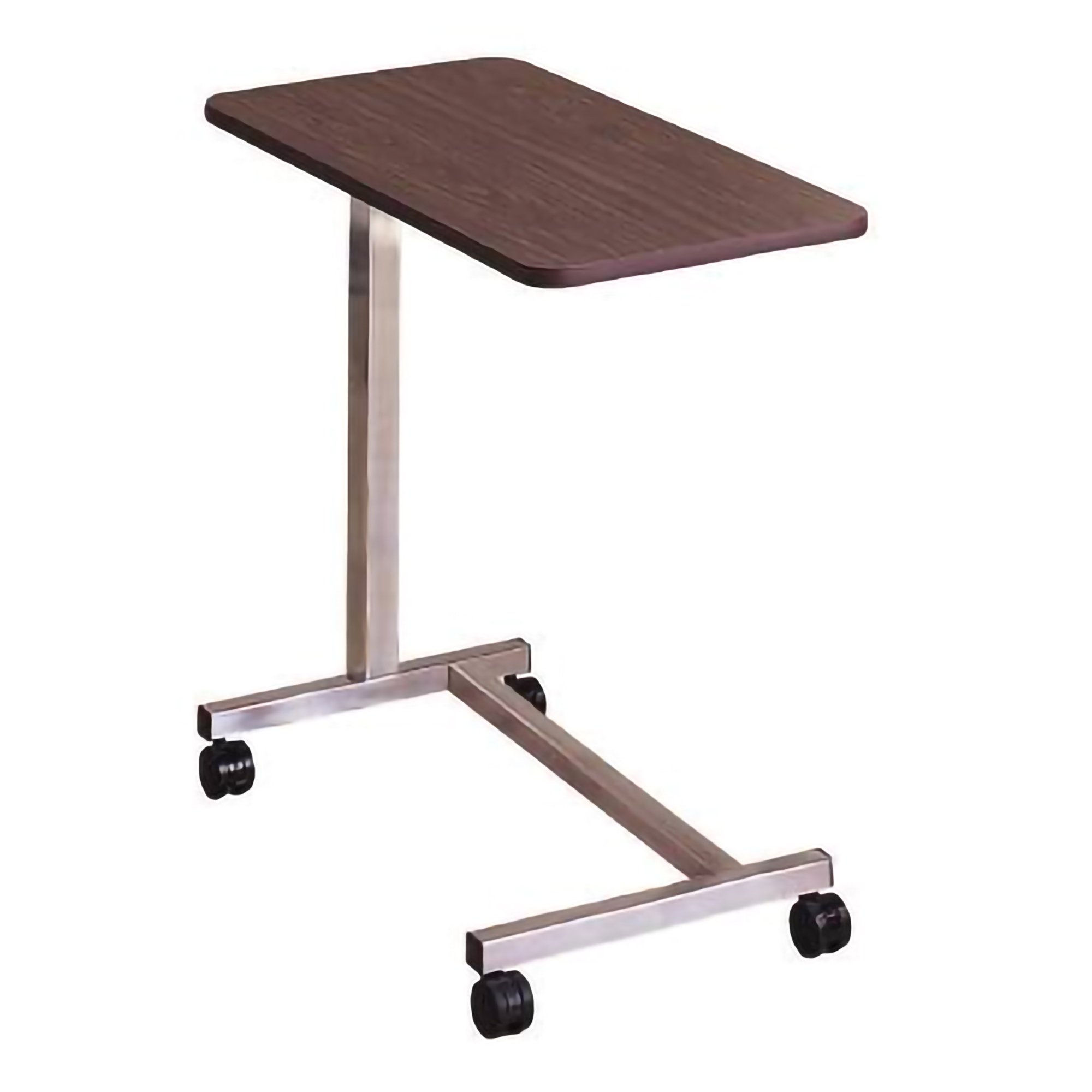TABLE, OVERBED ADJ WALNUT