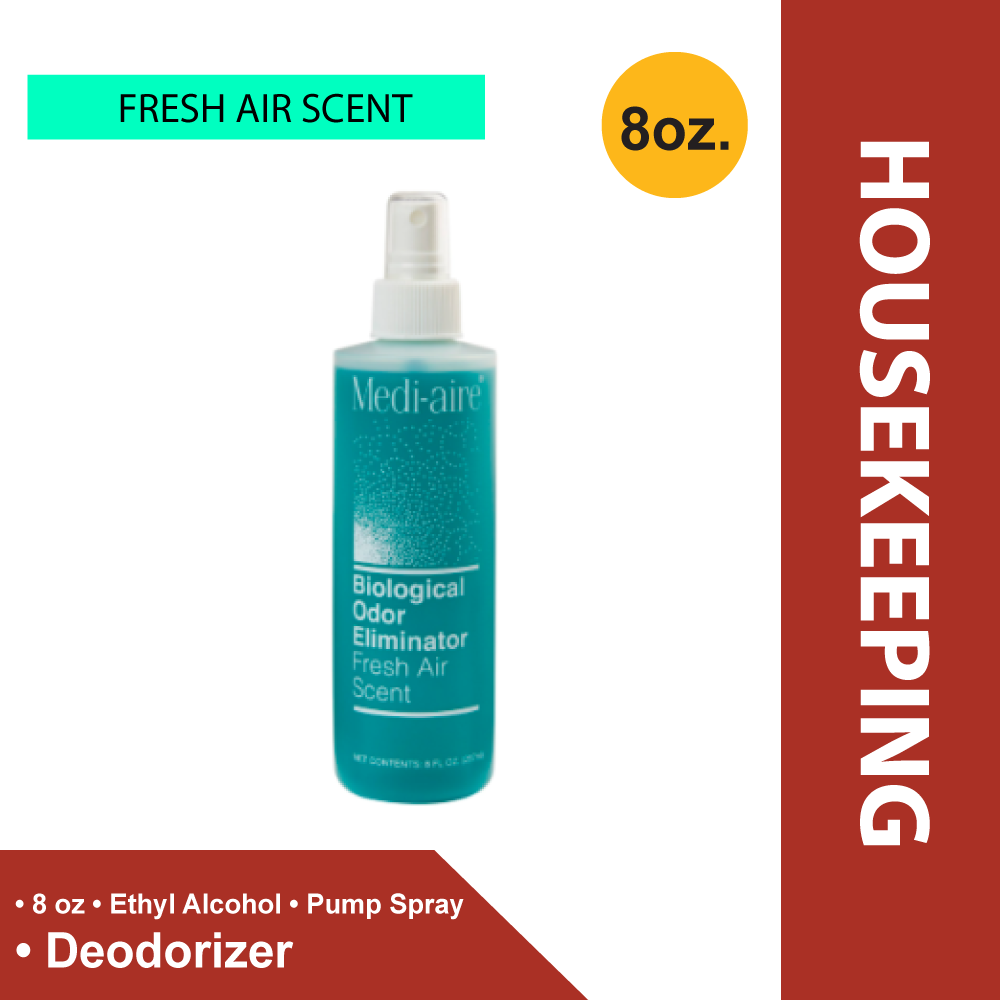 AIR FRESHENER, ODOR ELIM W/PUMP FRESH AIR 8OZ(12/C BARD