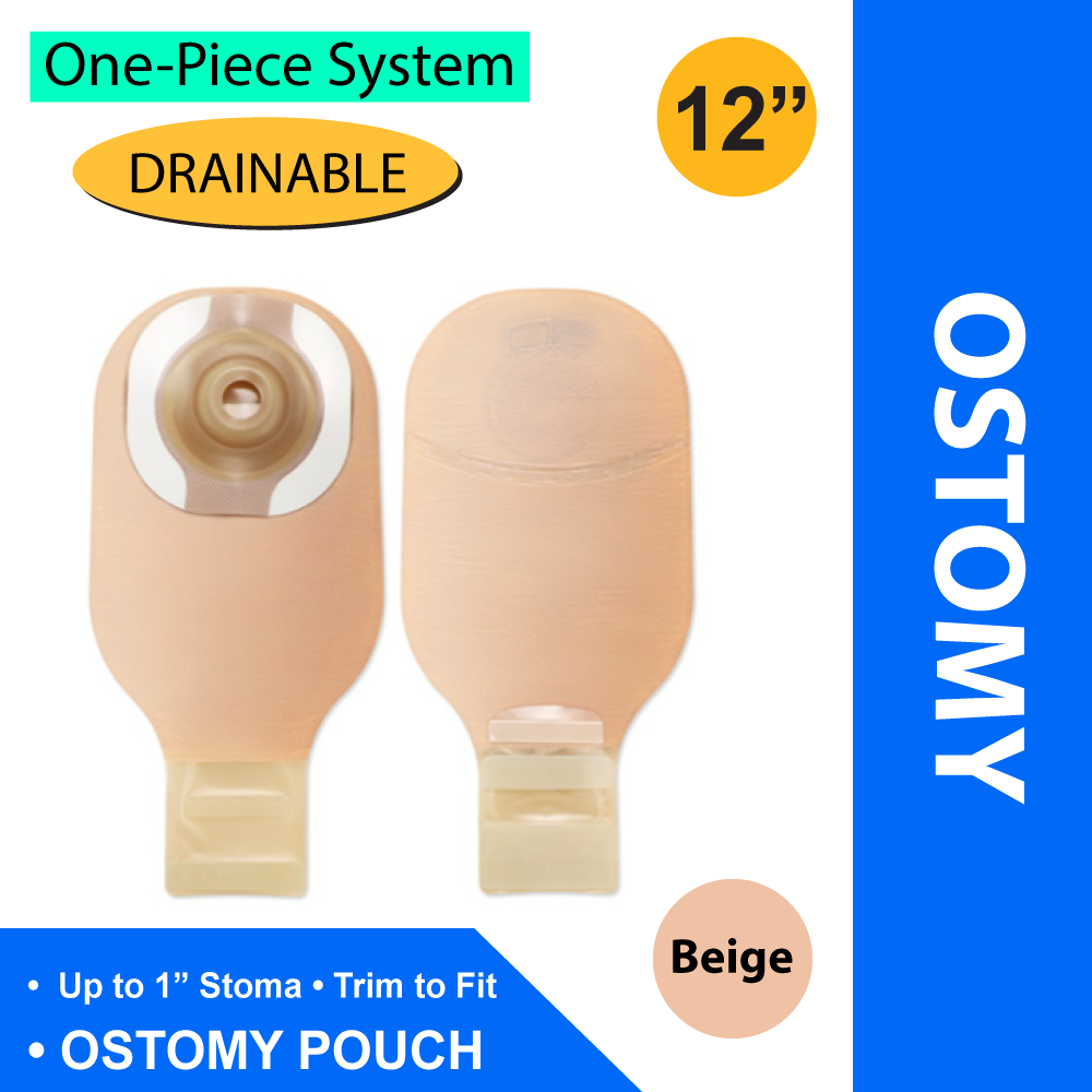 POUCH, DRN OST 1PC CERA+ SFT CONVX W/FLTR (5/BX)