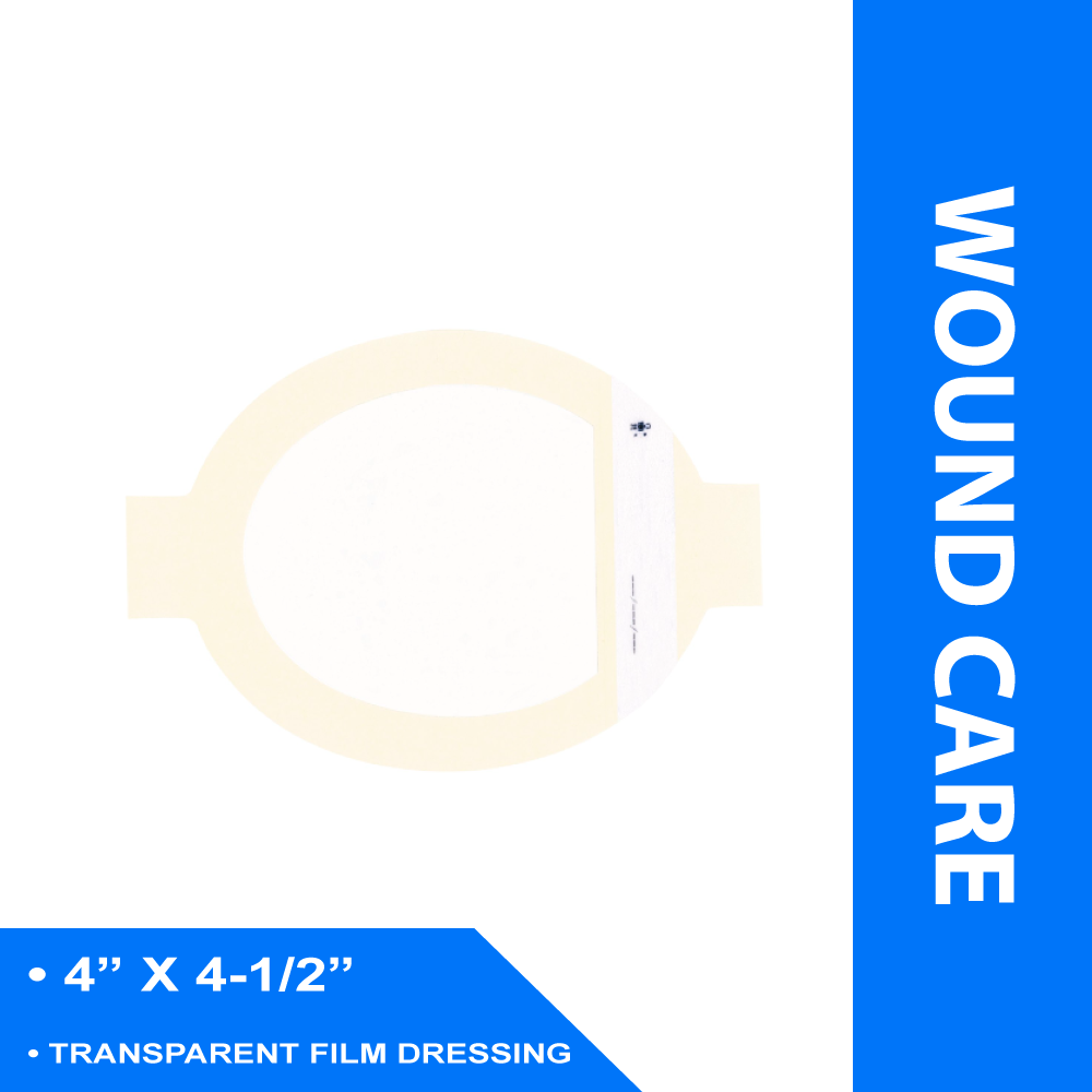 TRANSPARENT FILM DRESSING 3M™ HP 4 X 4-1/2" FRAME STYLE DELIVERY OVAL STERILE