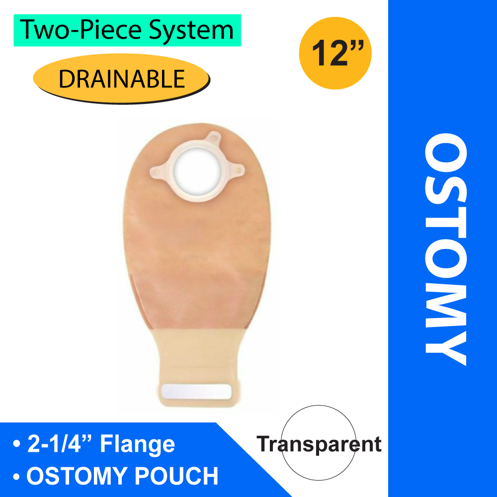 POUCH, NATURA DRAINABLE IN VISICLOSE, TRANS
