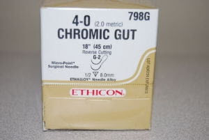 SUTURE, GUT CHR 4-0 18" G-2 (12/BX)