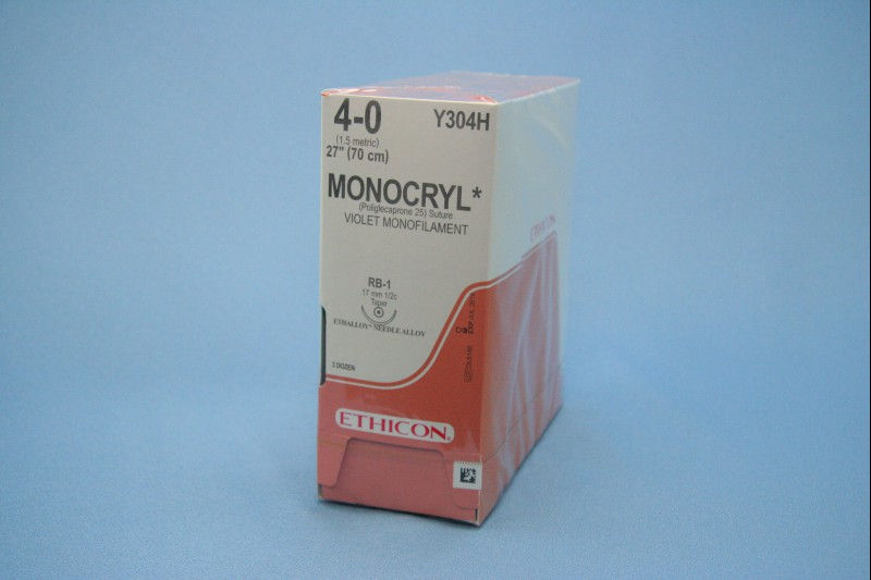 SUTURE, MONCRYL VIO MONO 4-0 27" RB-1 (36/BX)