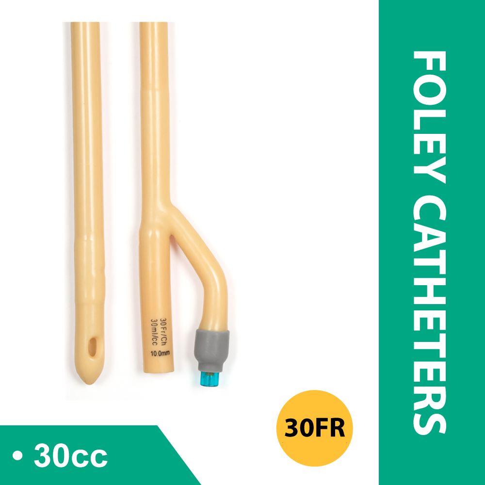 FOLEY CATHETERS, 30 FR, 30 CC, 10/CS