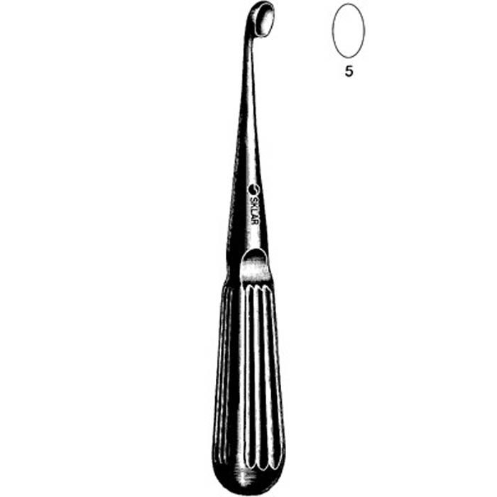 CURETTE, BONE BRUNS OVAL #5