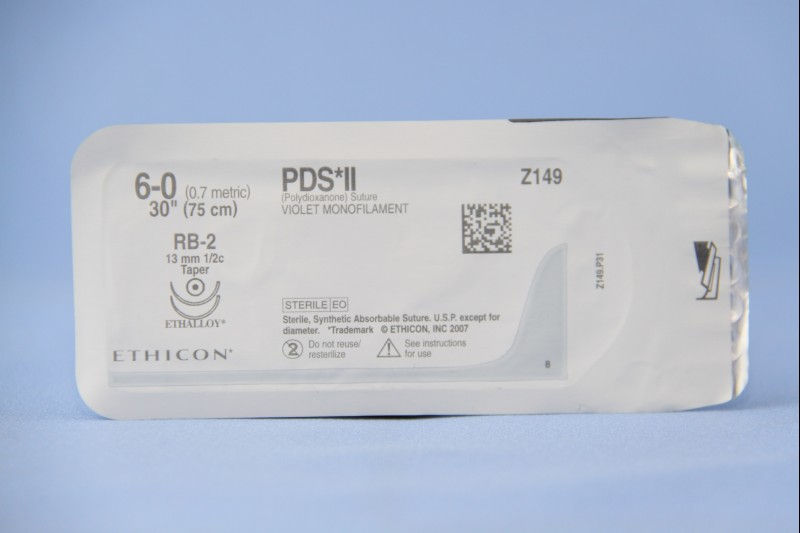 SUTURE, PDS VIO MONO 6-0 30" RB-2 (36/BX)