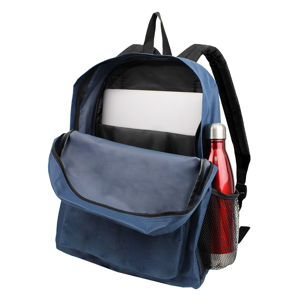 Thumbnail: 17" 600D Polyester Computer Backpack - Interior View