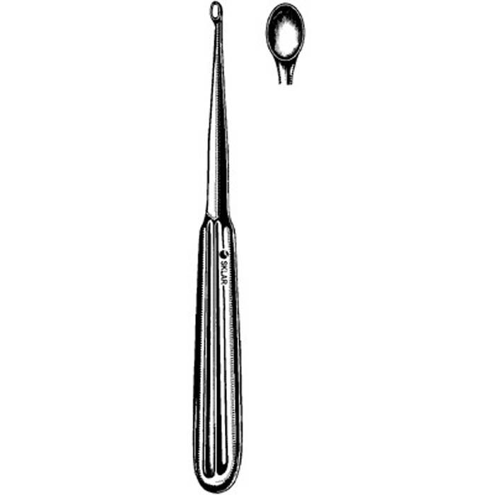 CURETTE, DERMAL OVAL #3 6 1/4"