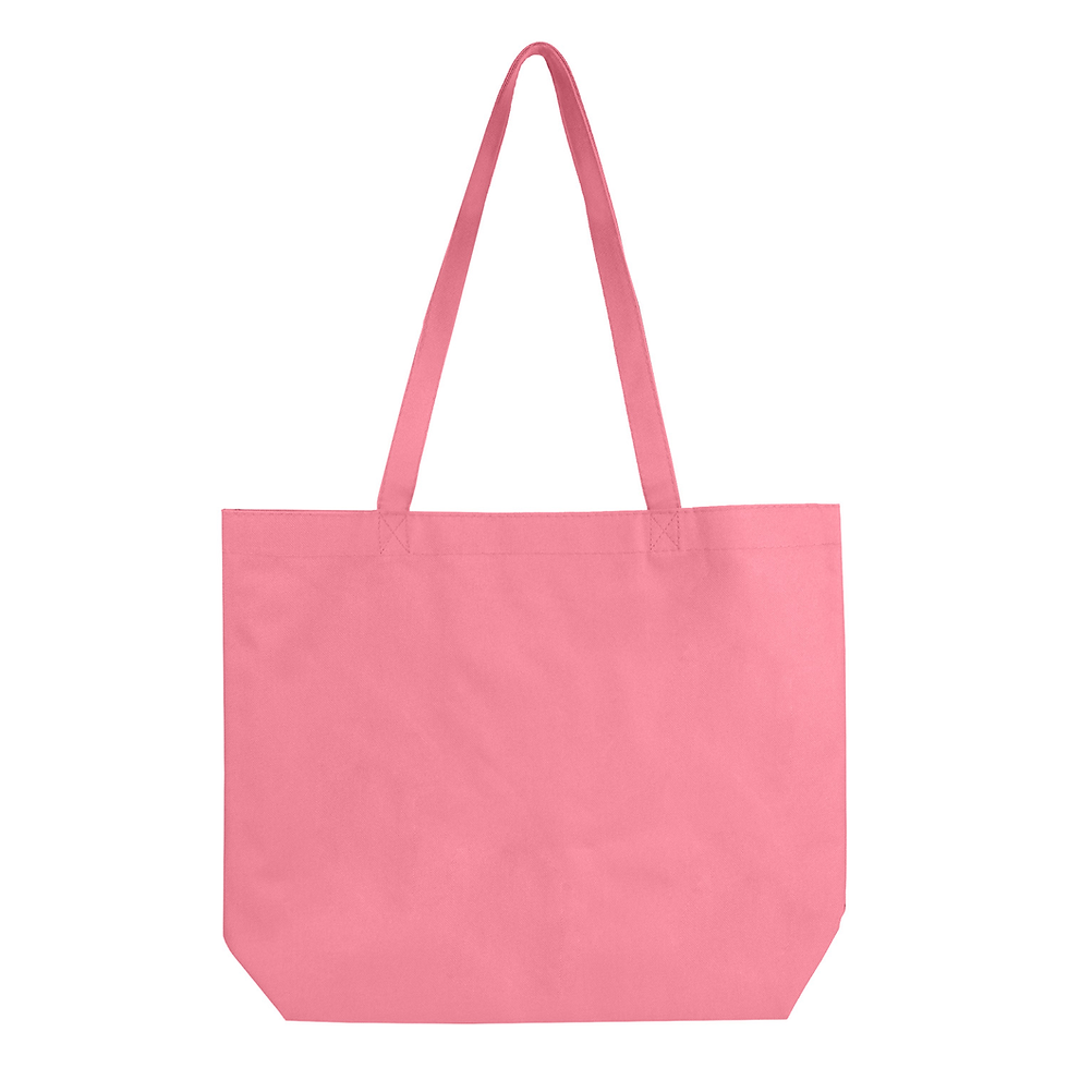 Thumbnail: Extra Large 600D Polyester Tote Bag - Pink
