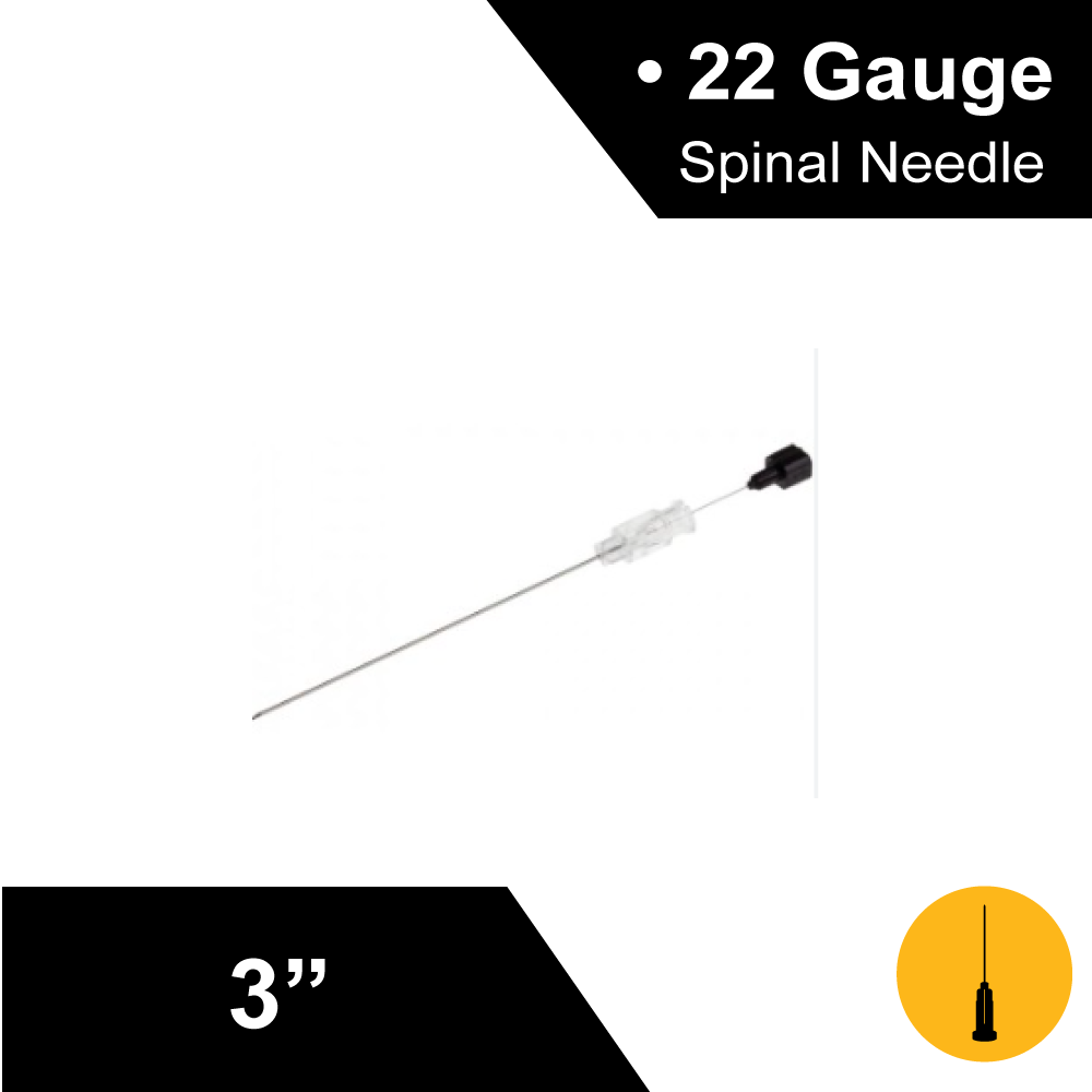 NEEDLE, SPINAL STR 22GX3" (25/BX) 5171