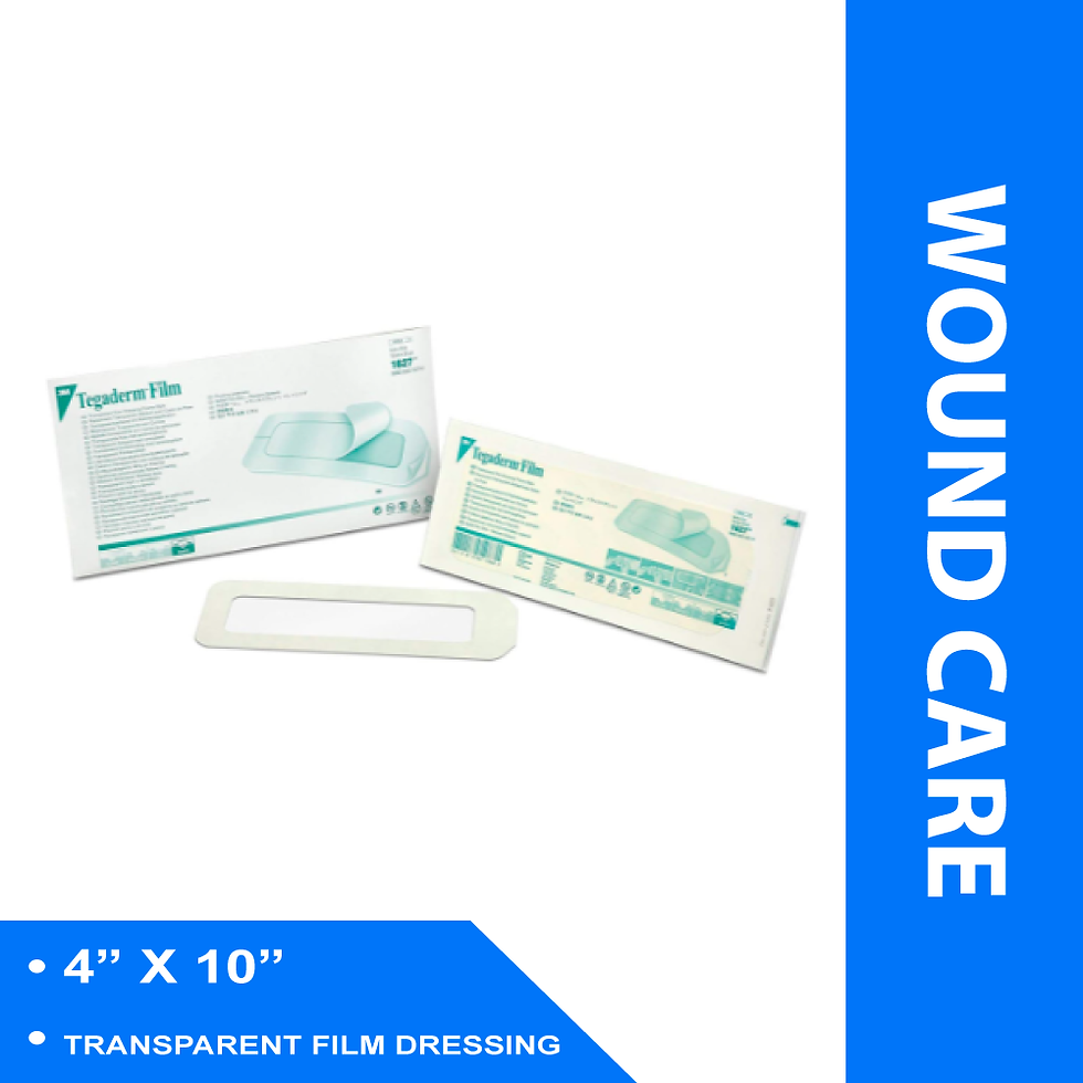 Thumbnail: TRANSPARENT FILM DRESSING 3M™ 4 X 10" FRAME STYLE RECTANGLE STERILE